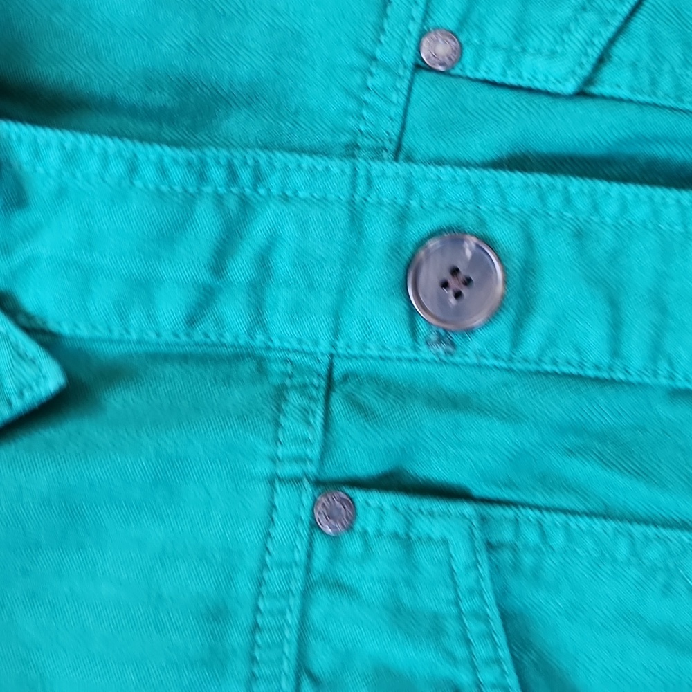 Talbot's Button Front Green Jacket - LP (NWT) - Picture 2 of 8